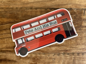 Pete And His Bus Sticker (high gloss)