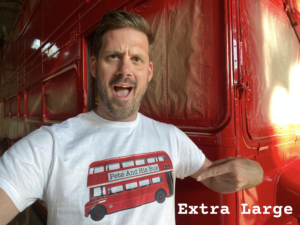 Pete And his Bus logo T-Shirt EXTRA LARGE